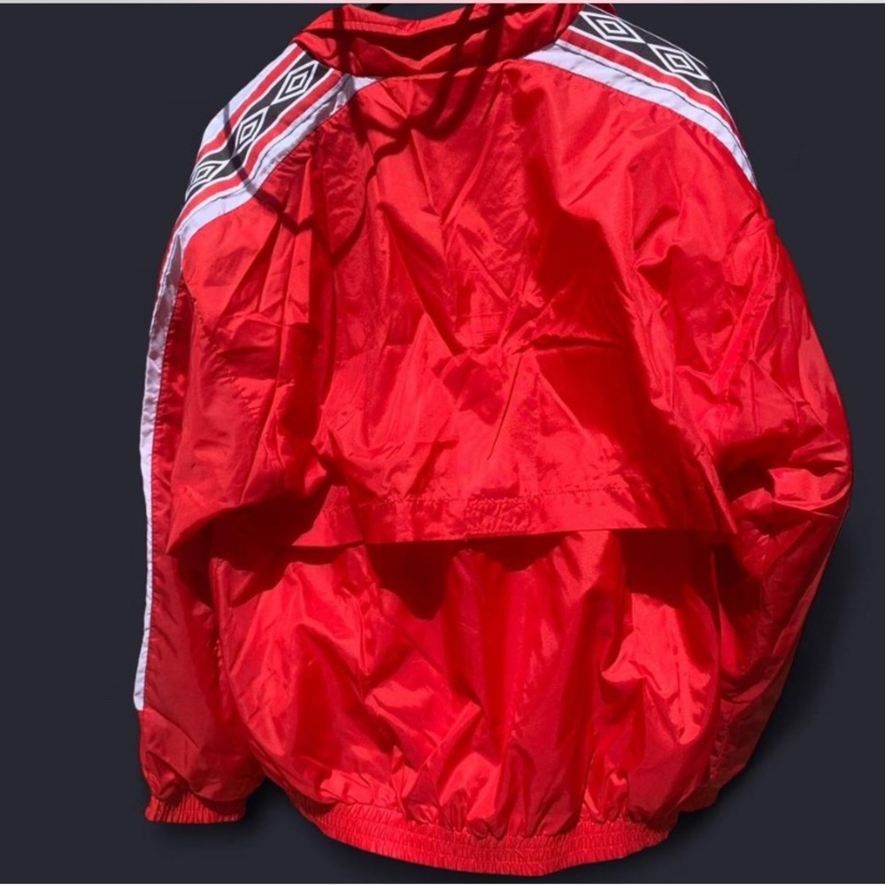Umbro Red Windbreaker Jacket